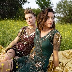 Emerald Green Flapper Dress